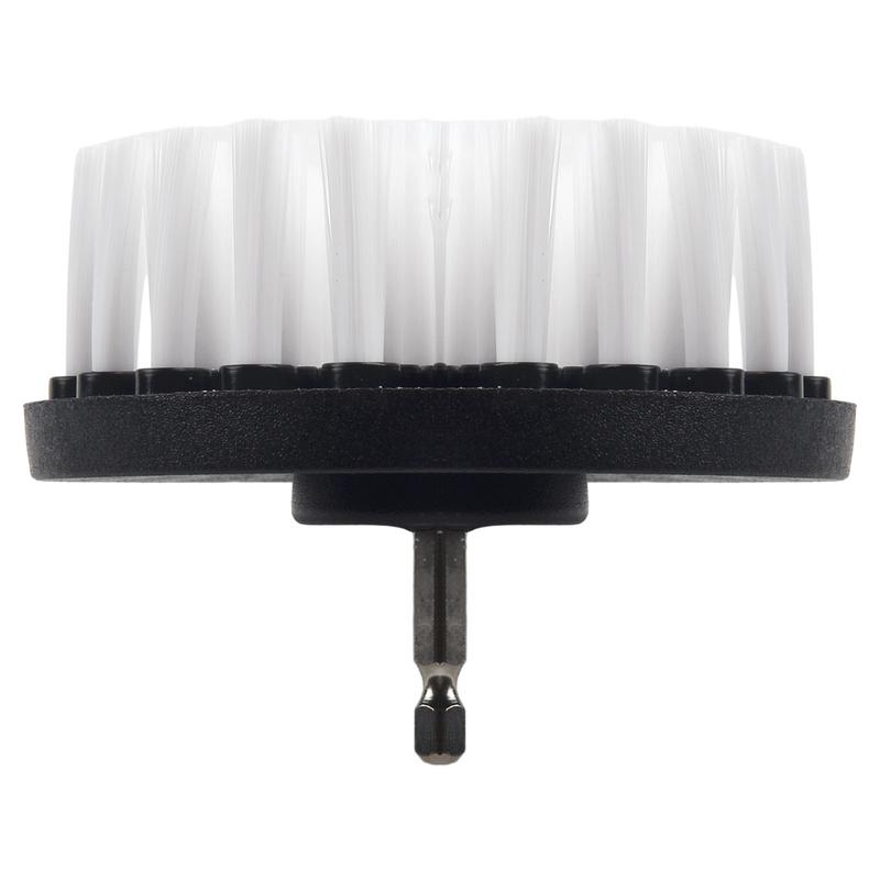 4in Electric Drill Brush For Carpet Tile Leather Upholstery Cleaning Attachment 3