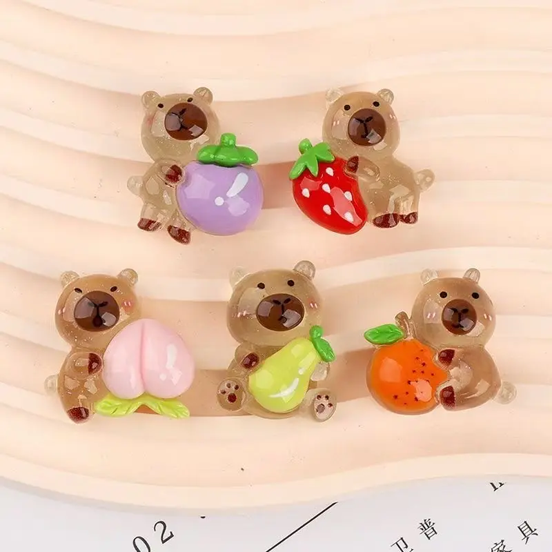 Combo 100 túi mù Capypara nâu. Dạ quang phát sáng trong bóng tối. Size 2 - 3 cm . Mô hình đồ chơi, Trang Trí, decor phòng, Phong Cảnh DIY Phụ Kiện túi mù Đồ Chơi Toy tui mup 2