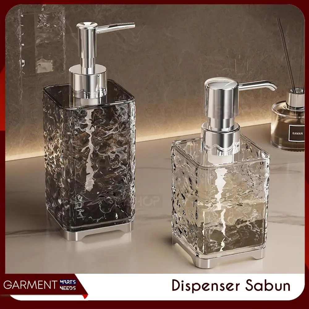 Botol Pump Sabun Cair Kristal Transparan Dispenser Soap Foam Botol Sabun Pencet Body Lotion