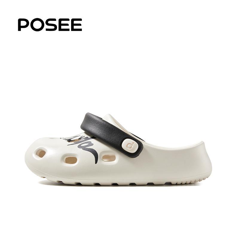  【New arrival 【For TAP POSEE Zoo - Panda Gấu trúc đến rồi Dép lỗ Chống trượt Thoáng khí Thoải mái Tiện lợi Ngoài trời Bãi biển Đi dạo Cặp đôi Nam nữ Thể thao Thú vị Hoạt hình Dễ thương 2024 Hàng mới P2247518 Đế Bằng DéP 