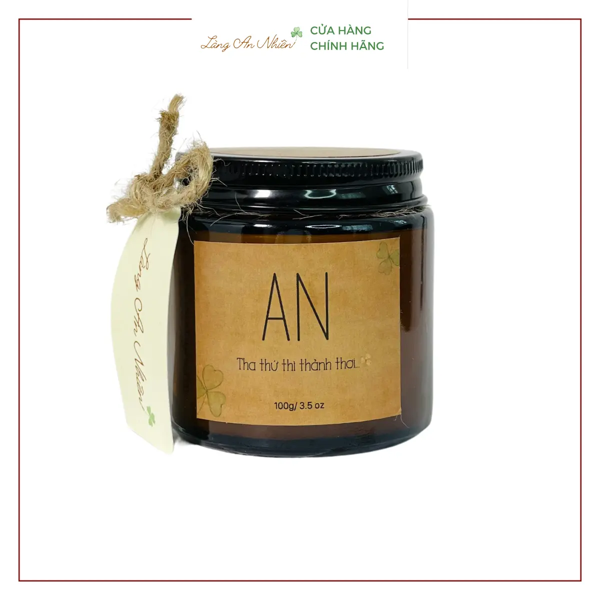 Nến Thơm Phòng Sả Chanh AN 100G