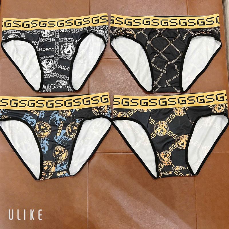 COMBO 4 Quần sịp CHÉO nam HOÀNG GIA quần lót nam TAM GIÁC giá rẻ co giãn 4 chiều chất liệu thun lạnh thoáng mát. quandui sipnam