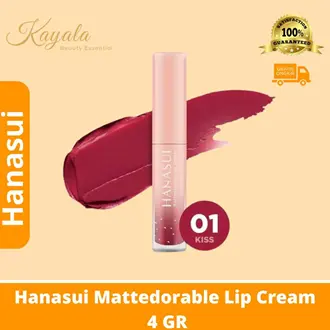 Hanasui Mattedorable Lip Cream  4 GR Bibir Kering