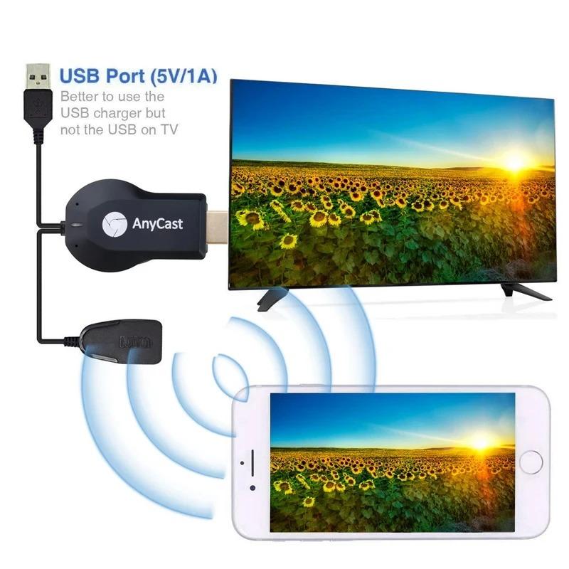 Miracast Android Dongle Mirascreen Wifi HDMI-compatible Airplay TV Stick Wireless Display Receiver 1080P Media Streamer Adapter 8