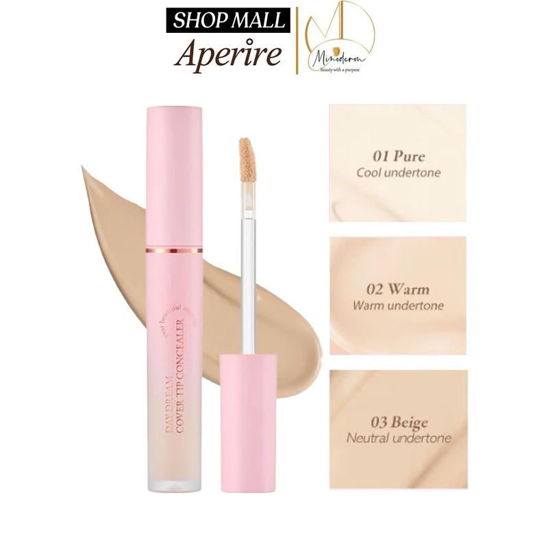 Kem Che Khuyết Điểm Aperire Daydream Cover Tip Concealer mỏng nhẹ chống nước che phủ hoàn hảo Spf30 4.5ml