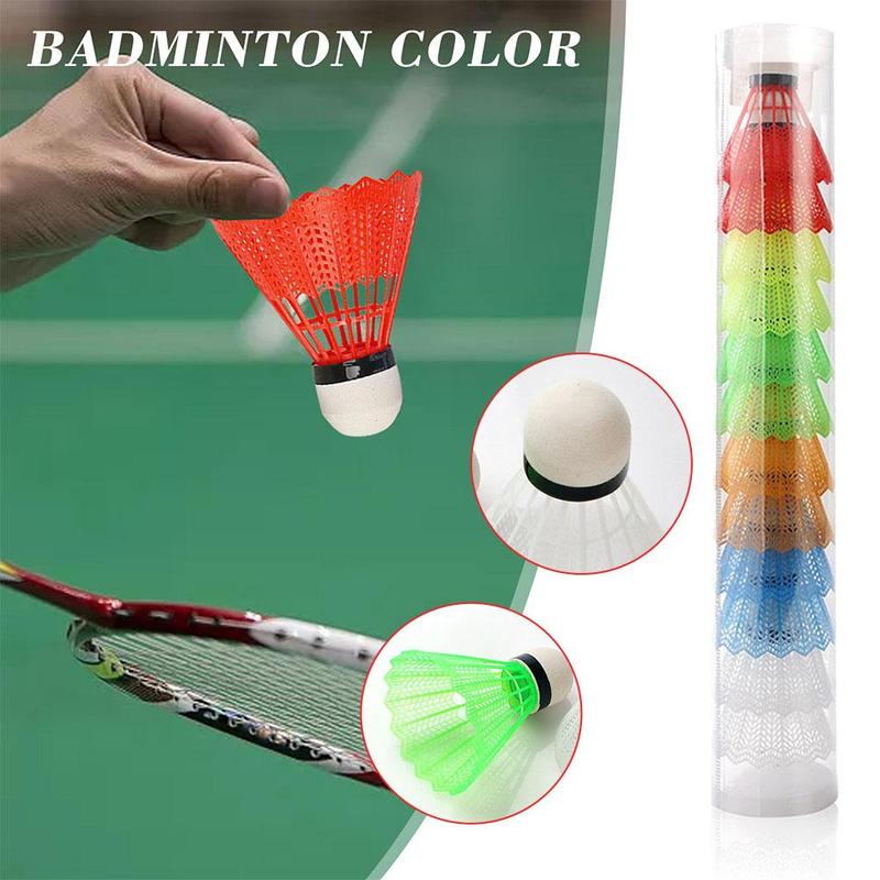 Quả Cầu Cầu Lông, Chất Liệu Nhựa, Nhẹ, 12 Chiếc, Thích Hợp Cho Thể Thao Và Hoạt Động Ngoài Trời, P4W1 Vợt Cán Vợt 0