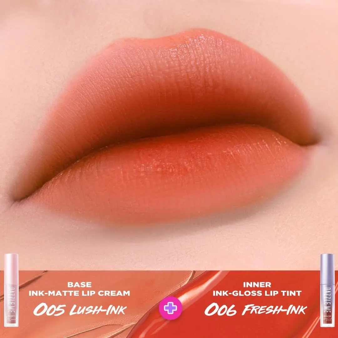 OMBRE [Matte] 05 Lush Ink + [Gloss] 06 Fresh Ink