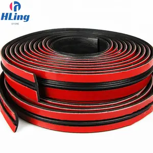 Karet Kaca Mobil Segel Pelindung Kaca Debu Suara Noise Reduction 3 Meter Hitam Anti Bocor Insulasi Suara Baik 14mm/19mm/27mm
