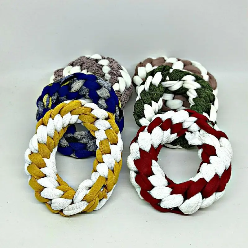 grosir_ IKAT RAMBUT isi 12pcs KUNCIR RAMBUT MOTIF TAMBANG KUNCIRAN DIAMETER 8CM 2
