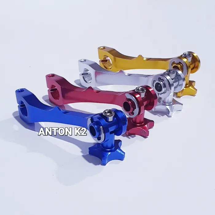 PAHA REM/TUAS REM BELAKANG VARIASI MOTOR VARIO/VARIO 125 150/SCOOPY - Silver, All size 4