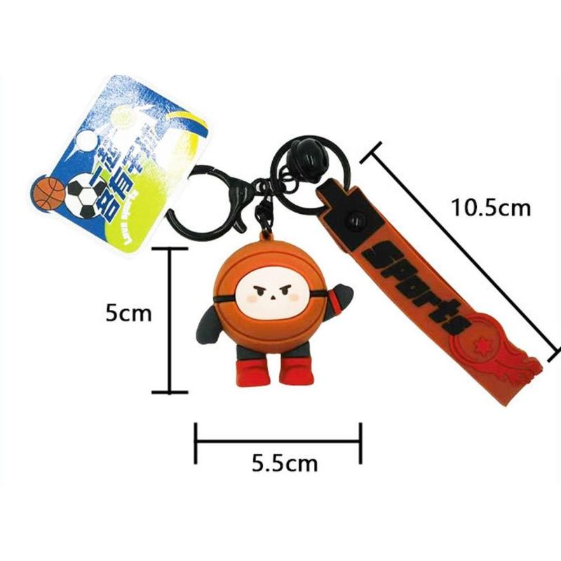 Móc Chìa Khóa Bóng Rổ, Đồ Trang Trí Treo Sáng Tạo, Mặt Dây Chuyền Móc Chìa Khóa Hoạt Hình Dễ Thương, Mặt Dây Chuyền Thời Trang, Thích Hợp Làm Quà Tặng, Mặt Dây Chuyền Cặp Sách Học Sinh 2