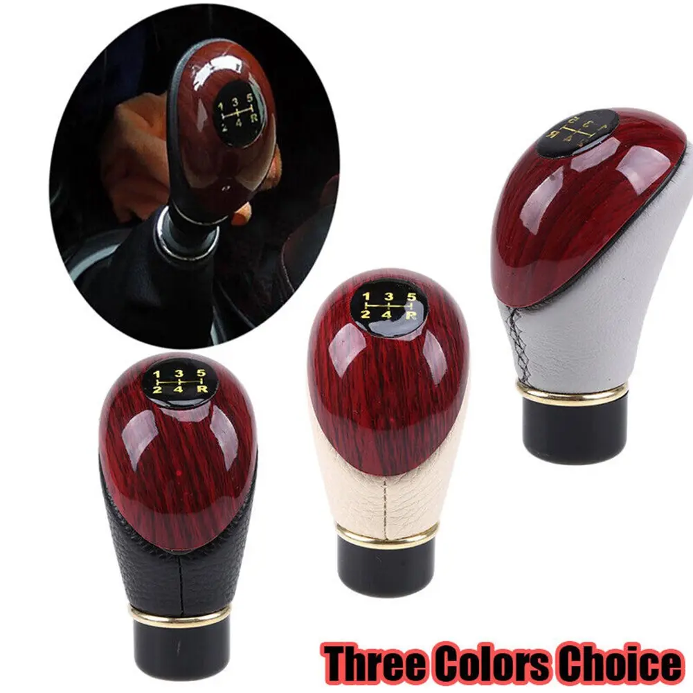 Núm Cần Số Da Ô Tô Thủ Công Cần Sang Số Tay Cầm Cần Sang Số 5 Tốc Độ, < SGDF MỚI >