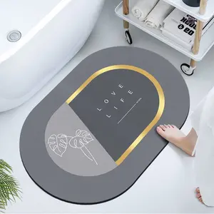 Keset Kamar Mandi Anti Slip Anti Bakteri Kualitas Premium Motif Lucu Karet