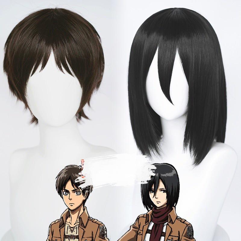 Tóc Giả Hóa Trang, Tấn Công Titan Eren Jaeger Mikasa Ackerman, Tóc Tổng Hợp…