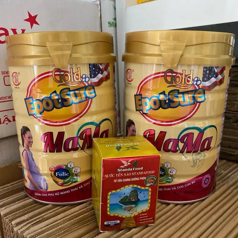 Sữa Bầu tốt Cho mẹ nhạy cảm Mama Epot sure 900g Dành cho bà mẹ mang thai và cho con bú 4