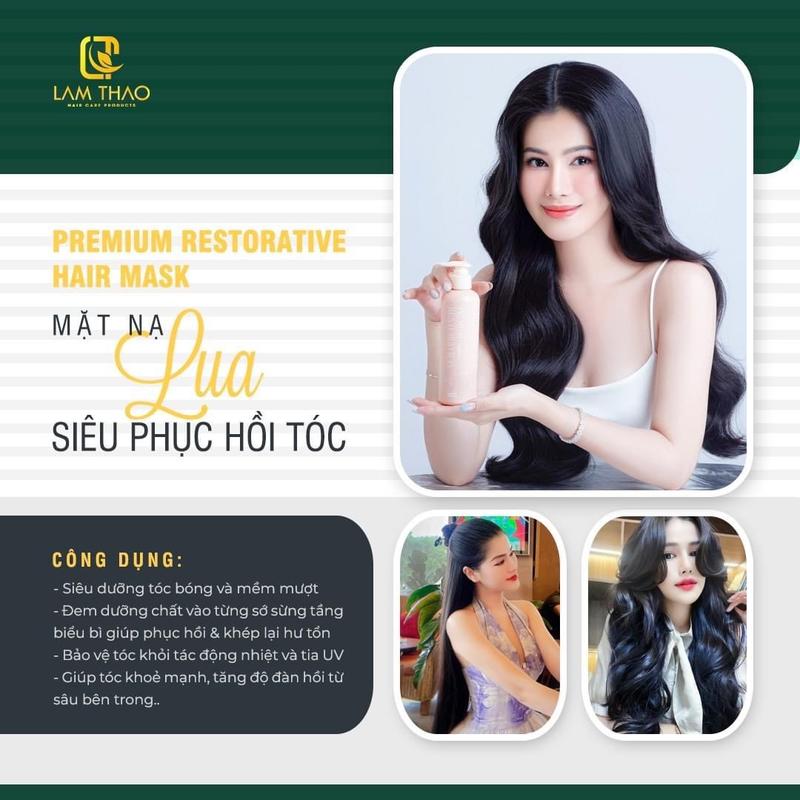  Mặt nạ lụa siêu phục hồi tóc - Lam Thảo Haircare 