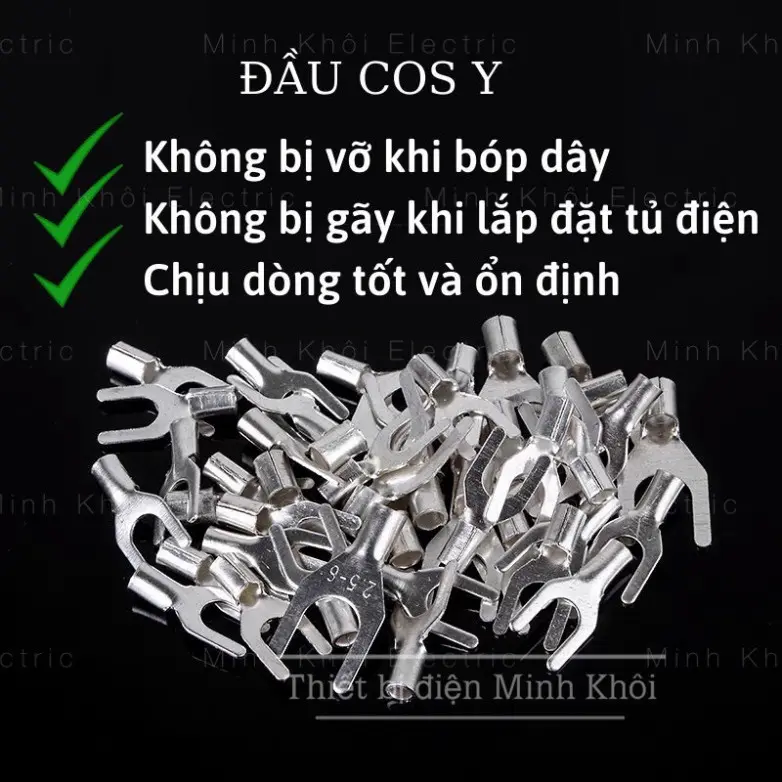 Hộp cos nhiều cỡ, thiết bị đầu cuối, kèm kìm xanh bấm cos, tuốt dây điện (100% đồng chất lượng cao) 8
