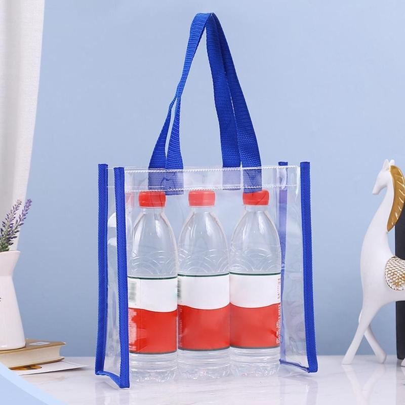 Product Introduction of Túi tote trong suốt PVC, dung tích lớn, trong suốt, thích hợp cho mỹ phẩm và mua sắm, được làm bằng nhựa, túi thạch may trên ô tô, hàng mới về 11