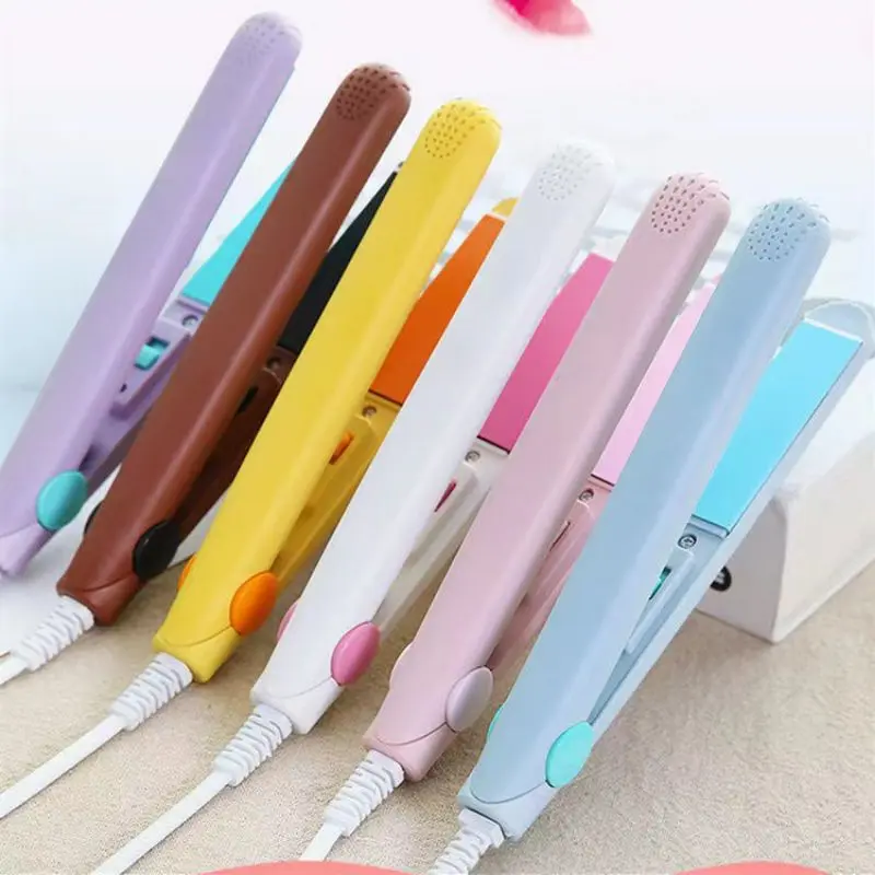 Catokan Mini Karakter 2IN1 Bisa Lurus & Curly Alat Catok Rambut Meluruskan Mesin Catok Wanita 0