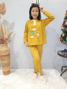 Baju Tidur PP Tanggung Tessa / Stelan Piyama Anak Tanggung (Lengan Panjang Celana Panjang)