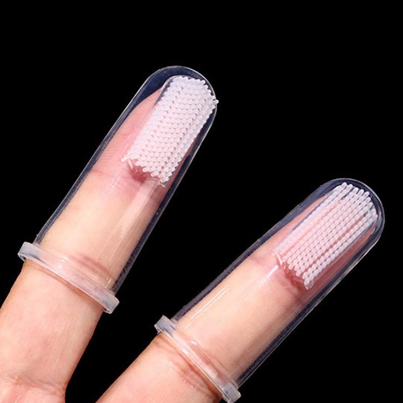 Product Introduction of Pet Finger Toothbrush Silicone Toothbrush Dog Cat Finger Brush Finger Pet Supplies Toothbrush J4N5 24