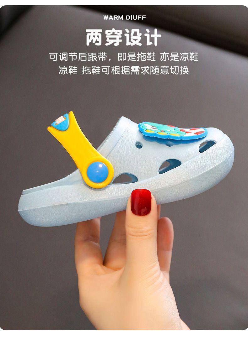 Product Introduction of Selipar Kanak-kanak, Clogs Kartun Kanak-kanak, Kaki Tertutup, Tapak Lembut, Tidak Licin, Sesuai untuk Kanak-kanak Lelaki dan Perempuan, Saiz Kecil dan Sederhana, Sandal Musim Panas, HK, 2025 Baby Shoes Bayi 9