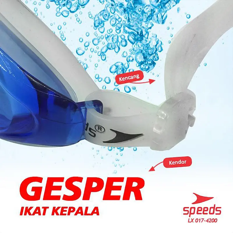 Kacamata Renang Swiming Remaja & Dewasa Clear Bening Berwarna Anti Embun UV Googles Speeds 4200 3