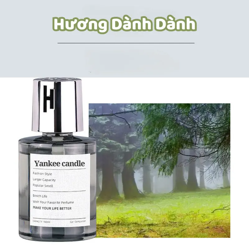 Nước Hoa Yankee Candle, Car&Family Khử Mùi Trong Phòng ngủ, Phòng Khách, Trên Xe Khuyếch Tán Hương Thơm 360 Độ An Toàn Cho Phụ Nữ Và Trẻ Nhỏ  Hương Thơm Pháp Dầu Thơm Phòng Khách 4