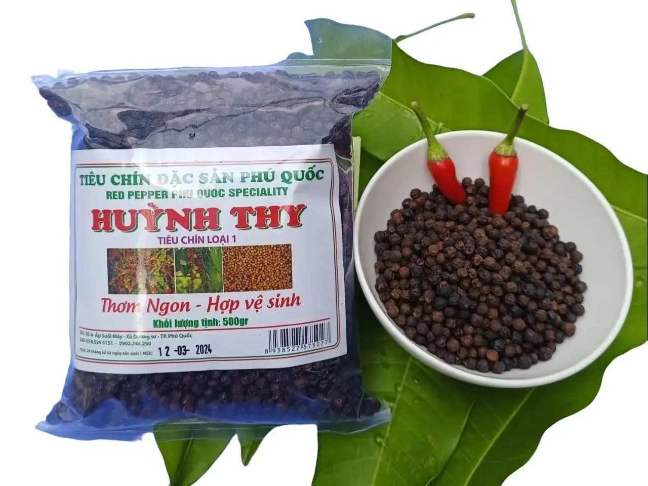 TIÊU CHÍN ĐỎ HUỲNH THY - ĐẶC SẢN PHÚ QUỐC 500gr