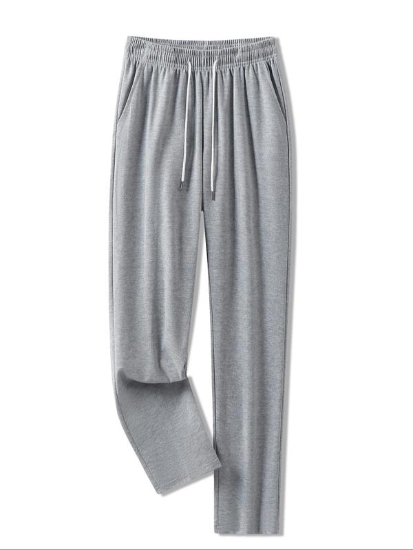 Women's Solid Color Sports Joggers, Casual Comfy Breathable Straight Leg Pants for Yoga Gym Workout Running, Ladies Sportswear for All Seasons 1