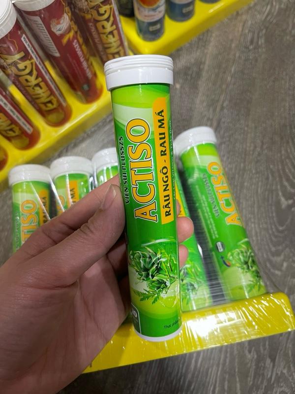 Product Introduction of Combo 10 typ sủi atiso 4g thanh nhiệt mát gan, thơm ngon dễ uống viên vitamin 5