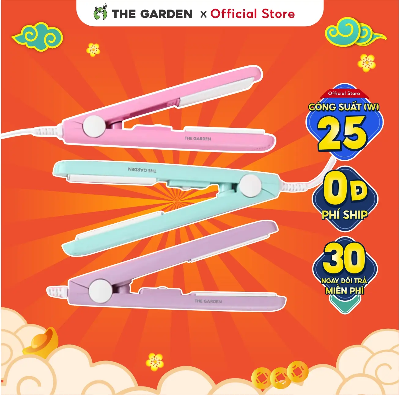 Máy hàn miệng túi mini cầm tay, dùng với túi nilon, kẹp hàn nhiệt – THE GARDEN Hút Chân Không