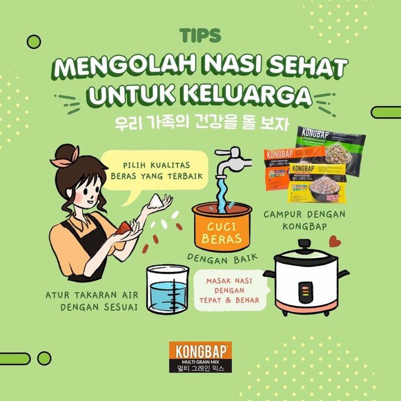 Kongbap Multigrain Mix | Beras Sehat Korea Halal 150 gr (6pcs x 25gr) 2
