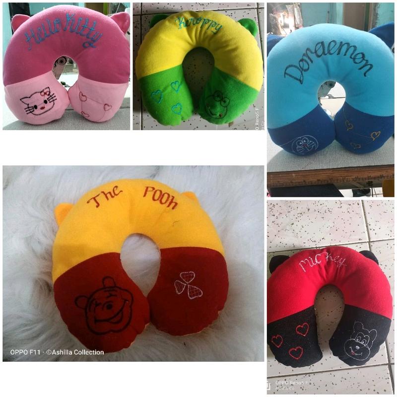 Bantal Leher Karakter Anak Neck Travel Pillow - Doraemon - Bed, Keropi 2