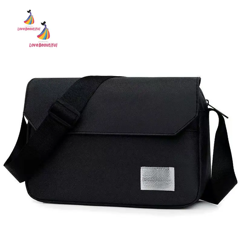 bagsCross-Border New Fashion Simple Oxford Cloth Bag All-Match Men and Women Couple Shoulder Crossbody Shoulder Bag Small Square Bag