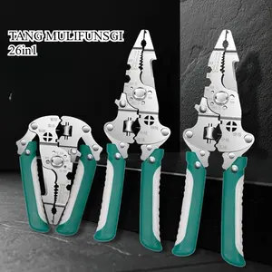 DH 26 In 1 Tang Multifunsgi Lipat Pemotong Kabel Tang Pengupas Kawat Tukang Listrik, dan Pemutus Kawat