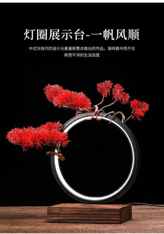 Product Introduction of In Stock Anime Mobile Suit Warm Light Led Ring Lamp Usb Socket Display Bracket Light Ring Christmas Gifts Anime Figures Toys 6