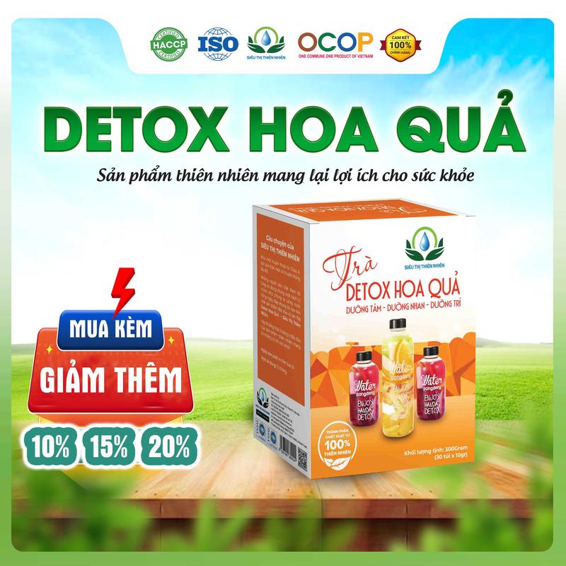 Detox Hoa Quả Thảo Mộc Và Ngũ Cốc Gồm 39 Thành Phần Mix Thành 6 Vị Khác Nhau Siêu Thị Thiên Nhiên Nước Trà Chè Tea Trà Chua Chua túi  trà túi  trà tradong trunghathao đông dưỡng