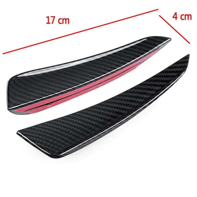 A Pair Front Bumper Outer Side Splitter Canard Trim For Mercedes-benz A Class W177 A180 A200 A220 A250 A35 A45 AMG LCI 2019-2023 5