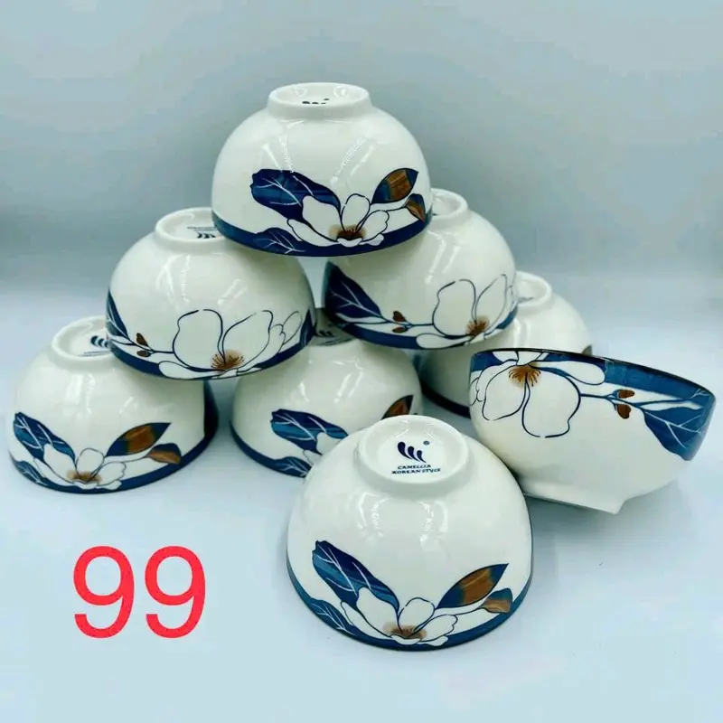 20Chén sứ cao cấp, men sáng bóng loại 1, hoạ tiết sắc nét có nhiều mẫu ạ. 6