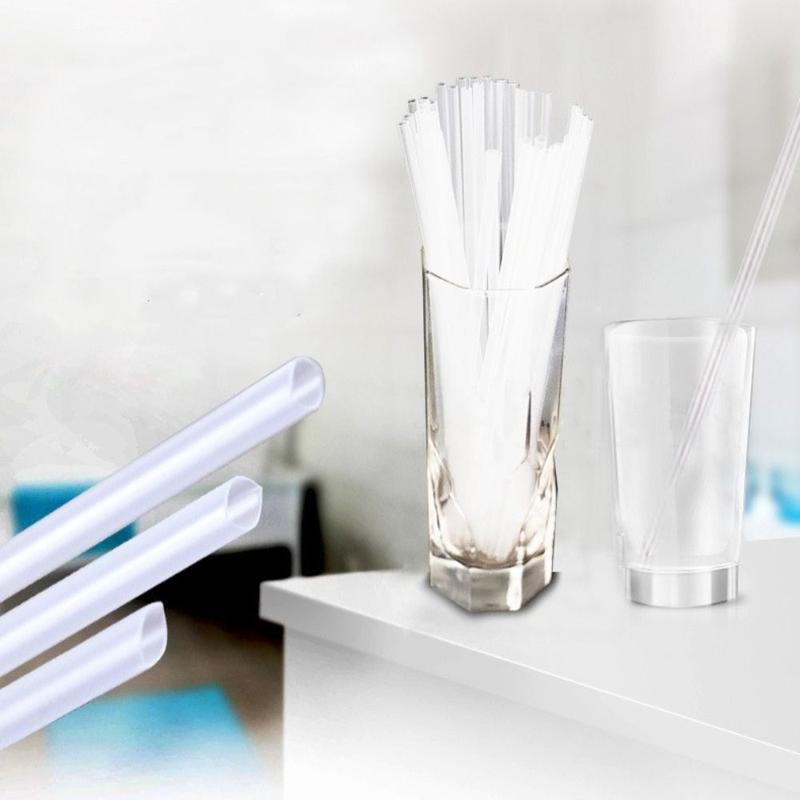 Product Introduction of Ống hút nhựa dùng một lần Cầm Tay 500PCS, đầu Nhọn, bọc riêng, làm bằng nhựa PP, ống hút uống trong suốt, thích hợp để uống 15