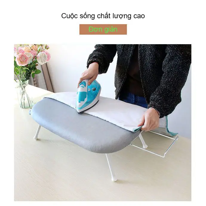 Bàn để ủi quần áo có thể gấp gọn chống bỏng cho gia đình 3760cm【Nhiều phong cách có thể được lựa chọn】 6
