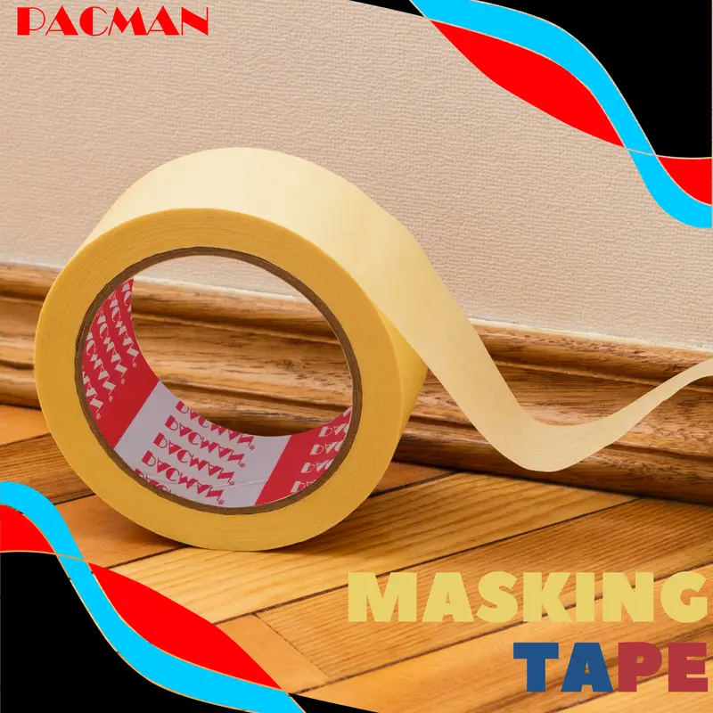 Masking Tape Pacman Tape isolasi solatip lakban kertas terbaik termurah asli original pacman 7