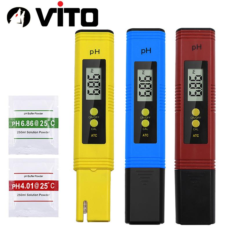 Bút Đo Thử Độ PH Nước ATC Thử Tính Kiềm Axit Cho Nước Chính Xác VITO, Đã Hiệu Chỉnh