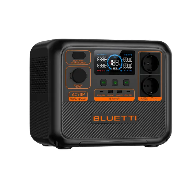 Bluetti AC70P Portable Power Station 1000W Power Bank Besar Powerbank UPS Camping RV 1