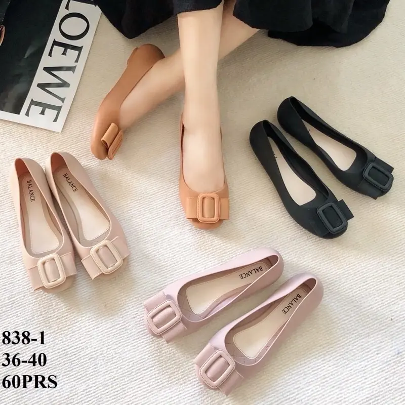 Flatshoes / Sepatu Jelly Wanita / Flatshoes Kantor SquidBee 838