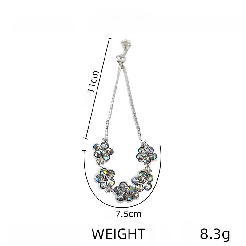 Vòng Tay Hoa Zircon, Bán Chạy, Dành Cho Phụ Nữ, Đơn Giản Và Thời Trang, Thanh Lịch Và Tinh Tế, Thiết Kế Độc Đáo Phụ Kiện Vòng Tay 7