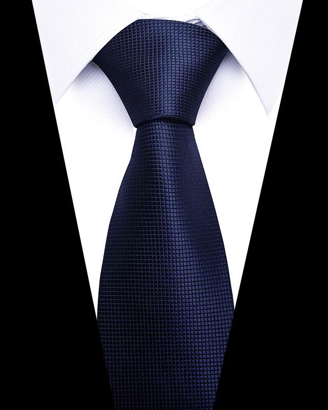 Product Introduction of 58 Styles High-quality Wedding Ties for Men Fashion New Style Blue Strip Print Neckties Daily Office Apparel Accessories Gift for Man 18
