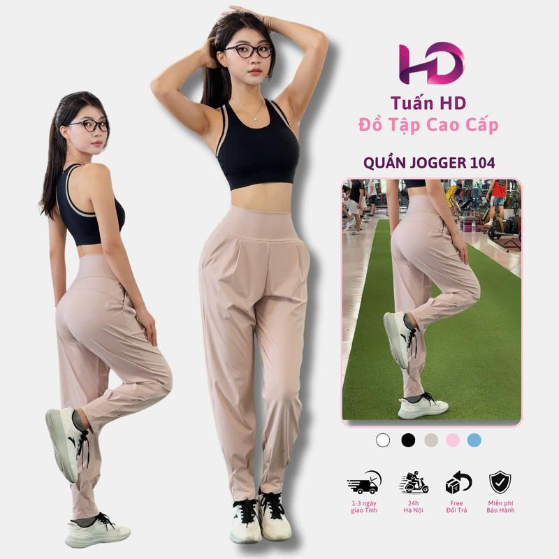 Quần joger 104 thể thao Tập Gym - Tập Yoga - chạy bộ form dáng rộng rãi chất liệu thun co giãn thấm hút mồ hôi Trang Phục SPORT quần jogger
