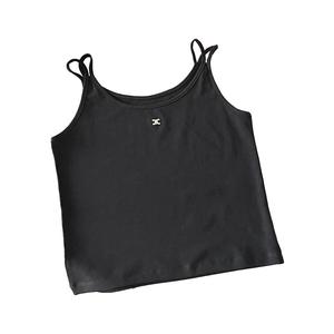 Áo camisole trắng nữ phong cách mới 2026 cho mùa xuân, áo bra mặc ngoài, cô gái nóng bỏng, dáng thon tôn lên vẻ đẹp, áo vest nhỏ, áo len